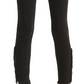 Calça jeans skinny Levi's Mile High com franjas, preta, tamanho 2x26