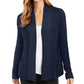 Cardigan curto de algodão pequeno feminino Charter Club, tamanho azul-marinho, pequeno P