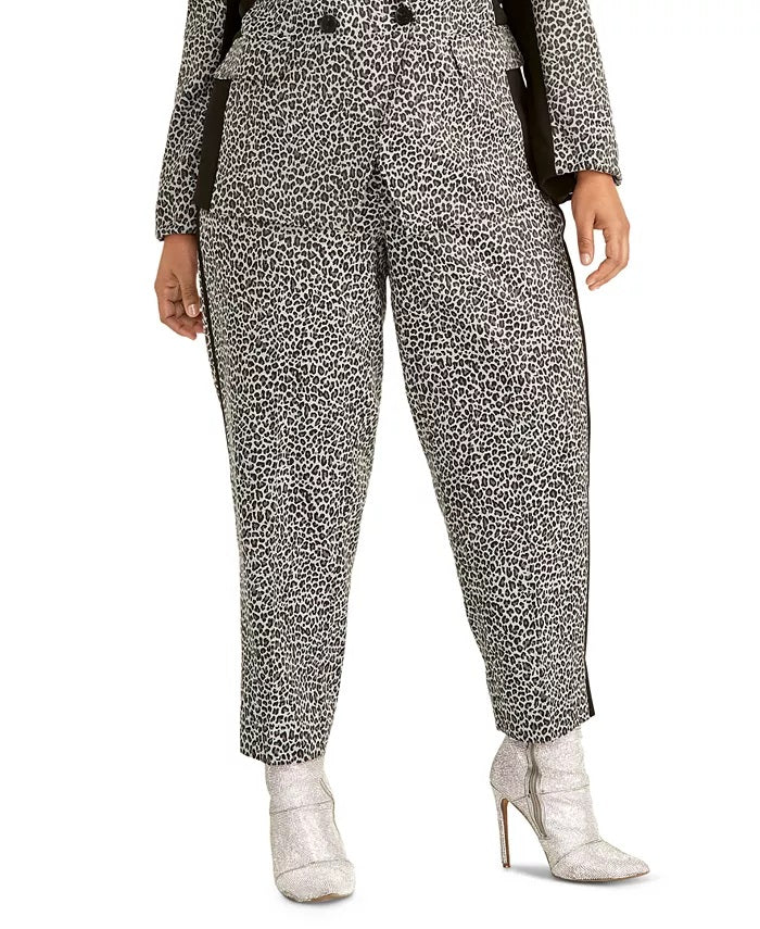 Calça Agatha Plus Size Rachel Roy Feminina Cinza Tamanho 18W