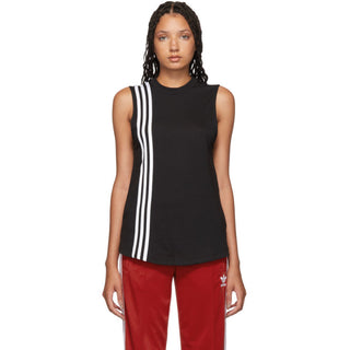 Adidas Women's Tank Top Fitness Running Black Size Small