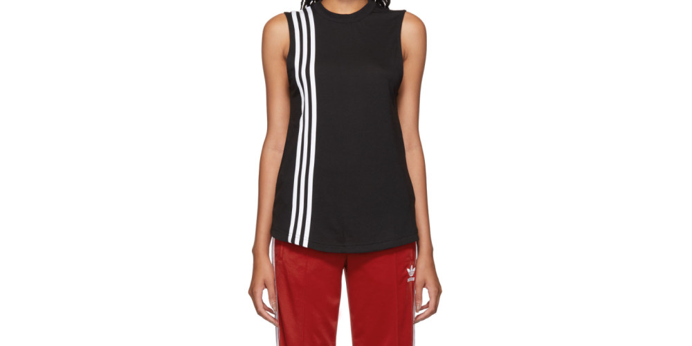 Camiseta regata feminina Adidas Fitness Running Preta Tamanho P