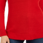 Suéter feminino com decote em V Charter Club, vermelho, tamanho X-S