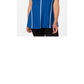 Camiseta regata feminina Alfani Piping Hi Low, azul, tamanho 0X