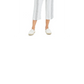 Calça Capri Listrada Feminina Charter Club Branca Tamanho X-S