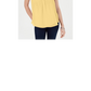 Blusa feminina sem mangas Charter Club, amarela, tamanho pequeno
