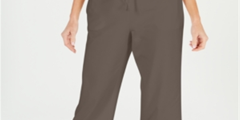 Calça Capri Active Wear Feminina Karen Scott Marrom Tamanho Pequeno X-Grande