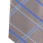Gravata fina de seda xadrez Billy xadrez Madras masculina Kenneth Cole cinza tamanho único