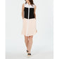 Vestido-camisa feminino Alfani em camadas laranja tamanho 8 pequeno