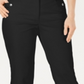 Calça Capri Feminina Karen Scott com Botões e Barra Preta Tamanho 10 Petite