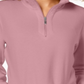Karen Scott Blusa Feminina Gola Alta com Zíper Mellow Rose Tamanho Pequeno P