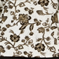 JM Collection Top Feminino Plus com Estampa Floral Metálica Preto Dourado Tamanho 1X