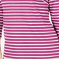 Karen Scott Blusa Listrada Feminina Rosa Tamanho XS