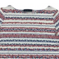 Blusa feminina Karen Scott com estampa de frutas vermelhas, branca, tamanho grande