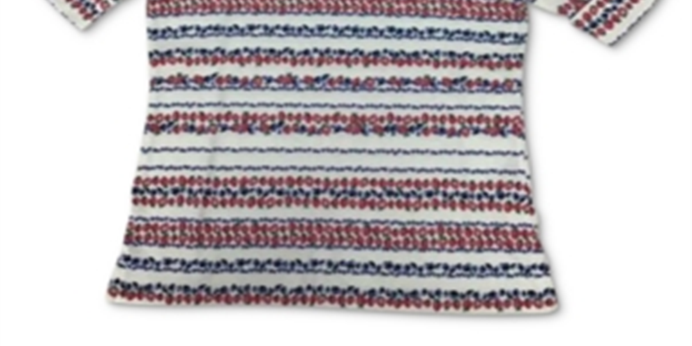 Blusa feminina Karen Scott com estampa de frutas vermelhas, branca, tamanho grande