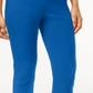 Calça Capri Feminina Alfani Tummy Control Pull On Azul Tamanho 2 Petite