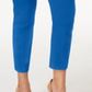 Calça Capri Feminina Alfani Tummy Control Pull On Azul Tamanho 2 Petite