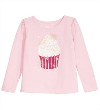 Epic Threads Toddler Girl's Cupcake T-Shirt Pink Size 3T