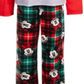 Conjunto de pijama xadrez Minnie Mouse 2 peças Ame Little &amp; Big Girl's, vermelho, tamanho 8
