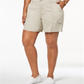 Shorts femininos Style &amp; Co marrom tamanho 24W