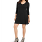 Vestido rodado feminino Style &amp; Co, preto, tamanho pequeno M