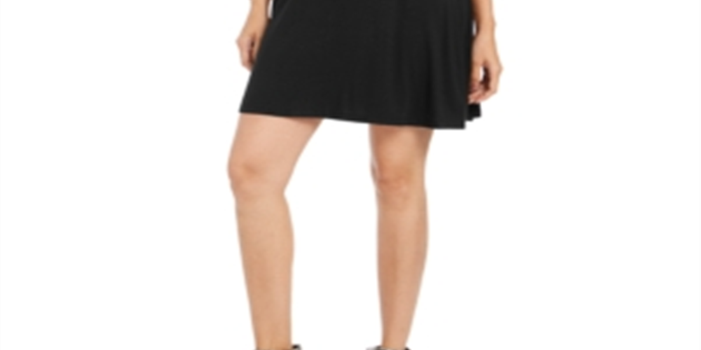 Vestido rodado feminino Style &amp; Co, preto, tamanho pequeno M