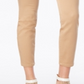 Calça skinny feminina Thalia Sodi com dois botões, marrom, tamanho 4
