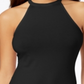 Guess Women's Eco Elyza Top com recortes nos ombros, preto, tamanho X-S