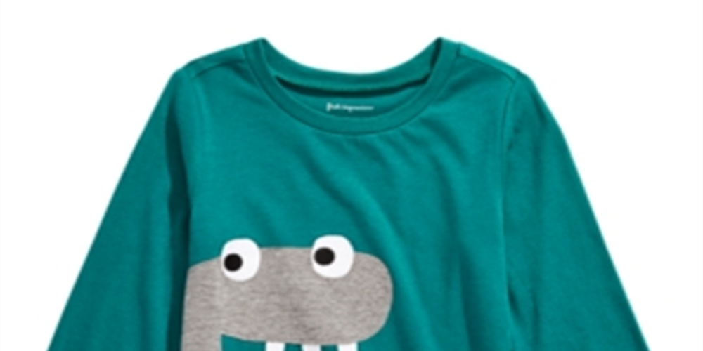 Camiseta infantil de algodão com estampa de dinossauro First Impressions para meninos, tamanho 3 a 6 meses