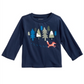 Camiseta infantil First Impressions Forest &amp; Fox para meninos, azul, tamanho 3T
