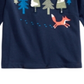 Camiseta infantil First Impressions Forest &amp; Fox para meninos, azul, tamanho 3T