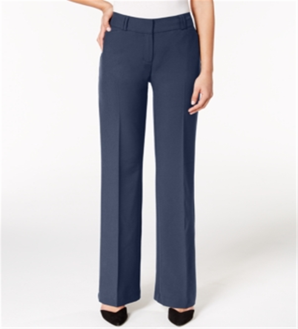Calça Alfani Curvy Bootcut Feminina Azul Tamanho 0 Petitieetite