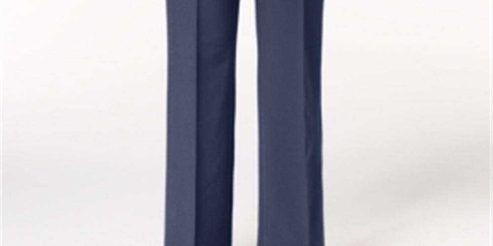 Calça Alfani Curvy Bootcut Feminina Azul Tamanho 0 Petitieetite