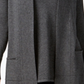 JM Collection Petite Suéter sem mangas com gola falsa cinza tamanho Petite XL