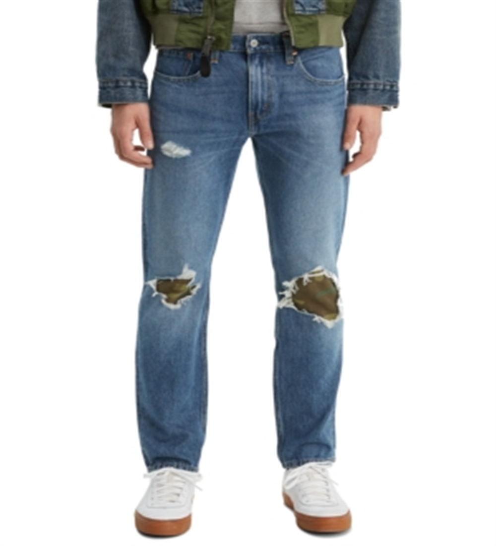 Calça jeans Levi's Masculina Stretch Tapered Regular Fit Azul Tamanho 36 X 30