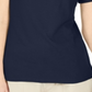 Karen Scott Top Feminino com Cadarço e Camadas Azul Tamanho P