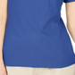 Karen Scott Top Feminino com Cadarço e Camadas Azul Tamanho P