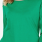 Charter Club Supima Cotton Embellished Top Feminino Verde Tamanho Pequeno