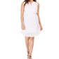Vestido feminino de algodão texturizado Style &amp; Co, branco, tamanho X-S