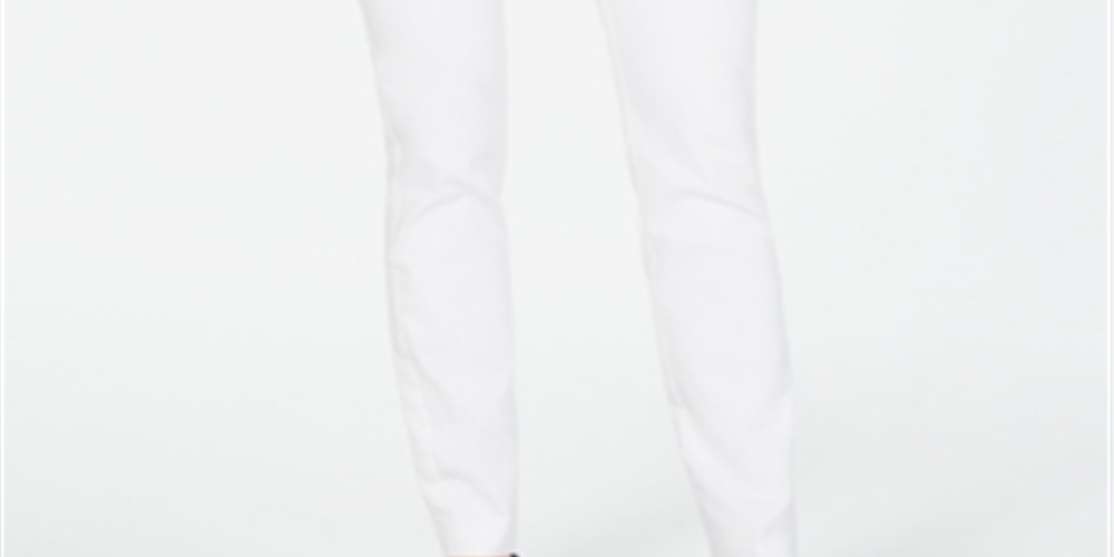 Calça Chelsea Stretch Twill Feminina Charter Club Branca Tamanho 16