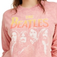 Camiseta feminina vintage verdadeira Sienna vermelha tamanho grande G Beatles banda vermelha tamanho grande