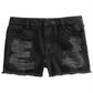 Shorts jeans rasgado de algodão Epic Threads Big Girl, tamanho 16, Charcol
