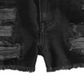 Shorts jeans rasgado de algodão Epic Threads Big Girl, tamanho 16, Charcol