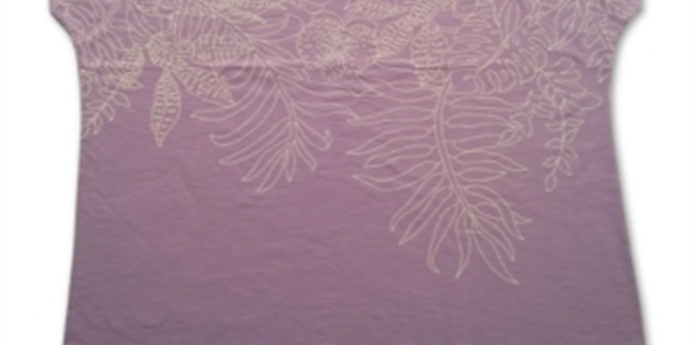 JM Collection Top Bordado Feminino Roxo Tamanho Médio