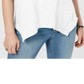 Top trapézio sem mangas feminino Style &amp; Co, branco, tamanho X-S