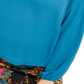 Thalia Sodi Top Feminino com Decote Recortado Azul Tamanho P