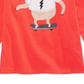 Camiseta de algodão com estampa de preguiça para meninos First Impressions, vermelha, tamanho 3 a 6 meses