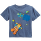Camiseta infantil de algodão com estampa Lego Movie 2 da DC Comics, tamanho 2, azul