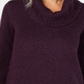 Karen Scott Suéter Feminino Gola Redonda Manga 3/4 Roxo Tamanho Pequeno