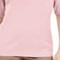 Blusa feminina Karen Scott com decote em V e detalhes em botões, rosa, tamanho médio
