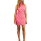 Vestido justo assimétrico feminino Bar III, rosa, tamanho médio